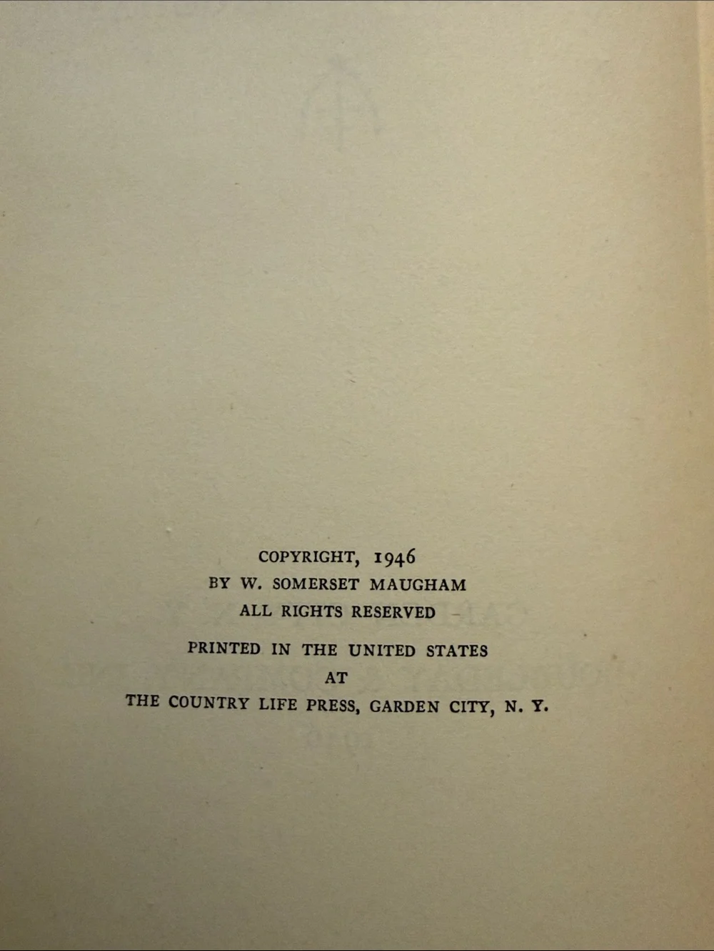 N/A first edition